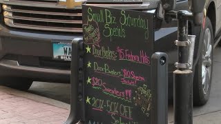 Downtown Sioux Falls busy with shoppers on Small Business Saturday