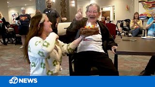 'I feel pretty good!': Bay Area man celebrates 100th birthday