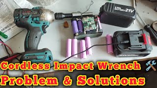 Impact wrench Batery repair