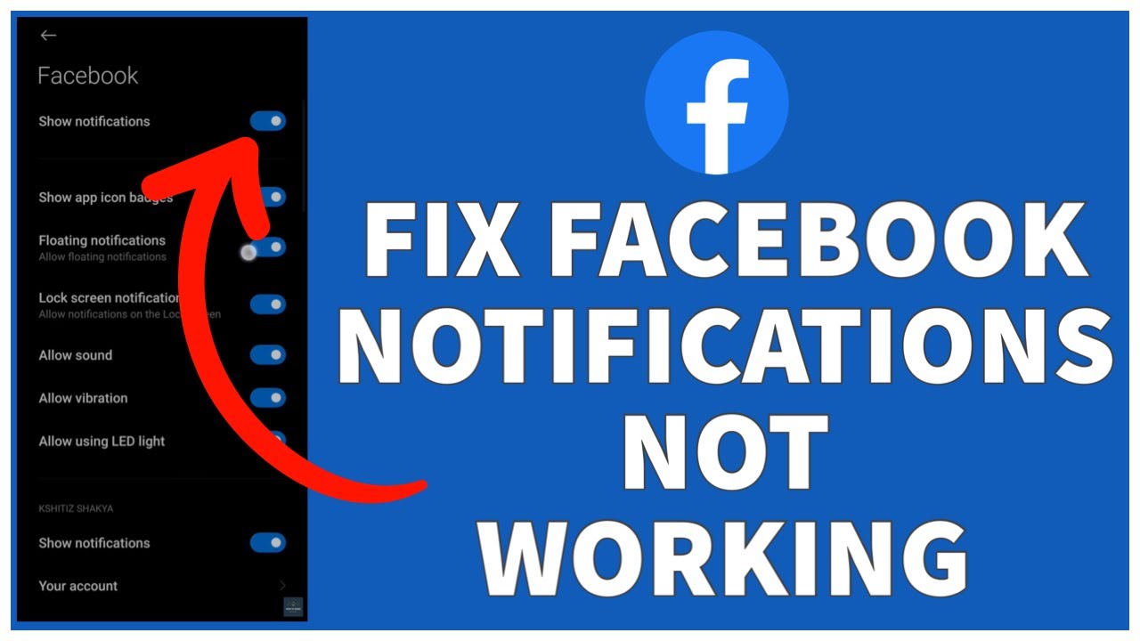How To Fix Facebook Notifications Not Working Problem (iPhone/Android ...