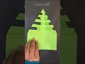 paper Christmas tree/origami craft #short #youtubeshorts