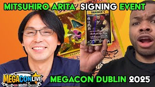 Getting my GRAIL Pokemon cards signed by Mitsuhiro Arita ! Megacon Dublin 2025 Arita Event