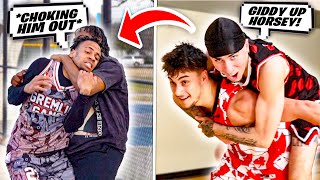 HE GOT CHOKED OUT.. TROLLING Real Hoopers With MK Gone TERRIBLY WRONG! (5v5 Basketball)