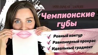 Татуаж губ на латексе с подробной схемой. Как увеличить губы клиентам без инъекций