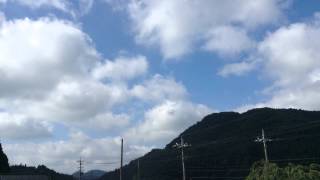 定点タイムラプス0808＠石川県輪島市 8:15-8:50 南の空