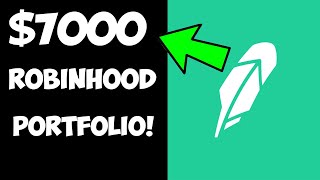 My $7000 PORTFOLIO! Dividend Investing On Robinhood App