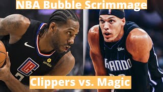 NBA Bubble Scrimmage - Los Angeles Clippers vs. Orlando Magic Full Game Highlights July 22, 2020
