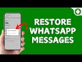 How to Backup and Restore WhatsApp Messages on Android