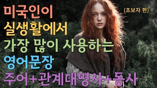 원어민이 매일 사용하는 영어회화 주어+관계대명사+동사/따라만 하면 저절로 영어가 되는 반복학습