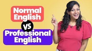 Normal English Vs Professional English Phrases | 1-Minute English Speaking Practice #shorts Kristine