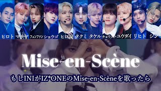 もしINIがIZ*ONEのMise-en-Scène を歌ったら How Would INI Sing 'Mise-en-Scène' by IZ*ONE