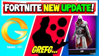 Fortnite Update v15.20 Confirmed Details! GREFG Skin Announced & Future Gaming Legends Skins!