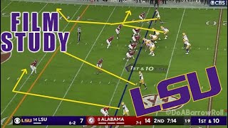 LSU running Y cross to perfection!