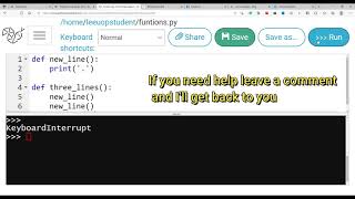 CS1101 - UNIT2 - Programming Assignment - Python functions