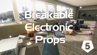 Unity 5 Asset // Breakable Electronic Props