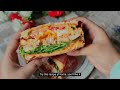 eng কোরিয়ান ক্লাব স্যান্ডউইচ korean club sandwich recipe picnic sandwich