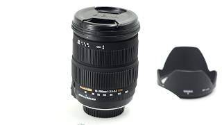 中古 SIGMA 18-200 HSM OS FOR NIKON (18-105 D7200 D5600)＃00434