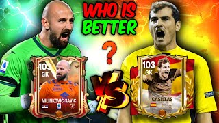 Milinkovic Savic VS Iker Casillas in FC Mobile 25 🔥 || Who is Better ? || #fcmobile #fifa