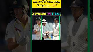 ఒక్క బాల్ తో రెండు వికెట్లు తియ్యవచ్చా....🤔? #youtubeshorts #shorts #cricket #ipl2024