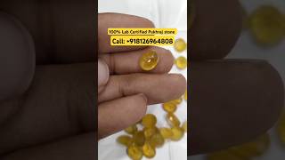 100% Natural Original Pukhraj stone| Yellow sapphires gemstones