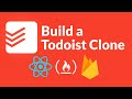 Intermediate React Tutorial - Todoist Clone (with Firebase, Custom Hooks, SCSS, React Testing)