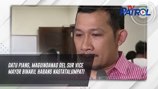 Datu Piang, Maguindanao del Sur Vice Mayor binaril habang nagtatalumpati | TV Patrol