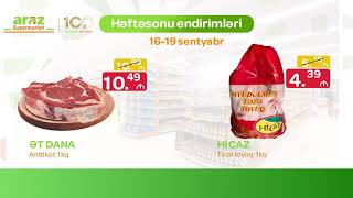 ARAZ MARKET HƏFTƏ SONU ENDİRİMLƏRİ BAŞLADI #ENDİRİM #ARAZ #SUPERMARKET