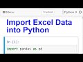 Import Excel data file into python pandas : Read Excel File