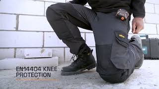 Site Evenson Multi Pocket Trouser - Black | Screwfix