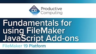 Fundamentals for using FileMaker JavaScript Add-ons