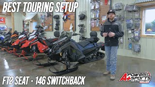 Best Polaris Snowmobile Touring Setup - Lock \u0026 Ride FT2 Seat with the 146 Switchback XC