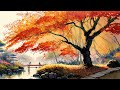 Autumn MixTape, gentle piano music with beautiful sound and scenery