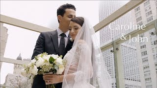 Saint James Chapel \u0026 Peninsula Chicago Wedding Video