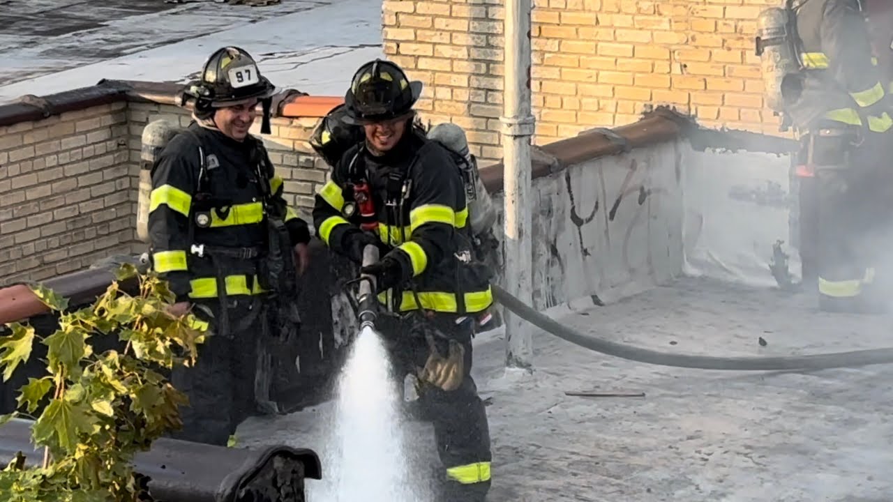 FDNY Bronx 3rd Alarm Box 3886 Fire Was On The Top Floor - YouTube