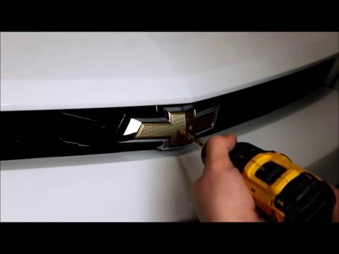 Camaro Bowtie Insert Installation Camaro Bowtie Insert Installation
