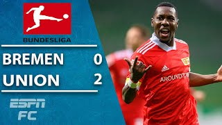 Union Berlin in top four after beating Josh Sargent's Werder Bremen | ESPN FC Bundesliga Highlights