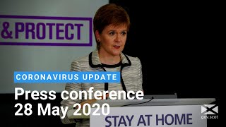 Coronavirus update from the First Minister: 28 May 2020