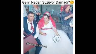 Gelin Neden Süzüyor Damadı🤔 #kalbinesaklabeni #duygusalvideolar #gelin #askvideolari damat #sahorts