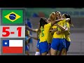 Brazil vs Chile Highlights | CONMEBOL Feminino SUB-20 2024 | 4.12.2024