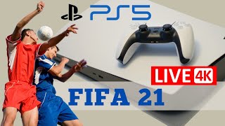 FIFA 21 4K next gen game play live stream international games