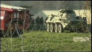 Russians Storm Crimean Base
