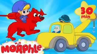 My Pet Superhero Dog Morphle! Towtruck and superhero puppy videos for kids