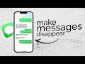 How to Make Messages Disappear on iPhone (tutorial)
