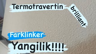 ✅FARKLINKERDA YANGILIK!!! BRILLIANT TERMO-TRAVERTIN #farklinker #термопанели #klinker #travertin