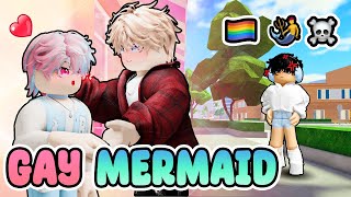 Reacting to Roblox Story | Roblox gay story 🏳️‍🌈| MY LITTLE GAY MERMAID | PART 2