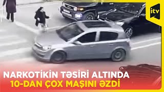 Bakıda narkotik vasitənin təsiri altında avtoxuliqanlıq edən sürücü həbs edilib