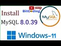 🔥How to Install MySQL 8.0.39 Server and Workbench latest version on Windows 11 step by step in Hindi