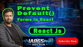 preventDefault() in JavaScript Explained | Stop Page Reload in Forms
