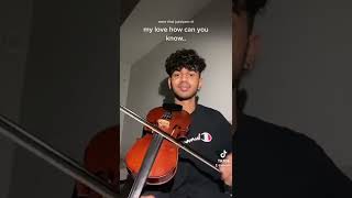 pasoori violin cover Song by Ali Sethi and Shae Gill #pasoori#short#shorts#tophits#alisethi#shaegill