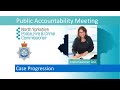 22 September 2022 – NYP - Public Accountability Meeting - Case progression